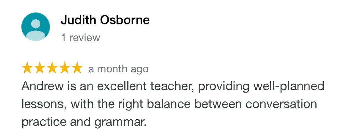 Skipton Italian lessons review